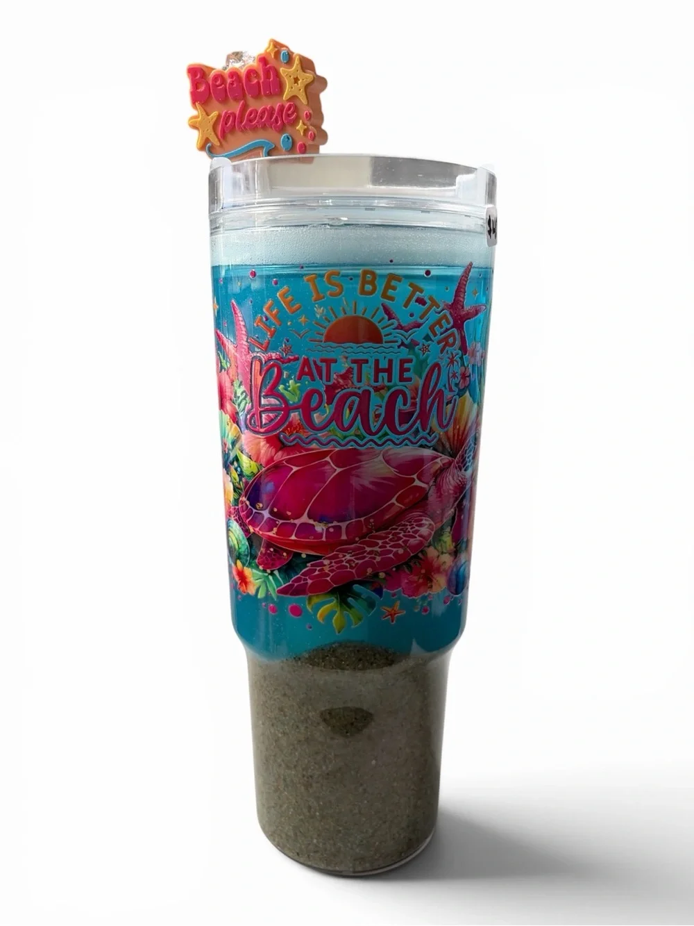 Life Is Better at the Beach 40 oz Beach Fill Tumbler